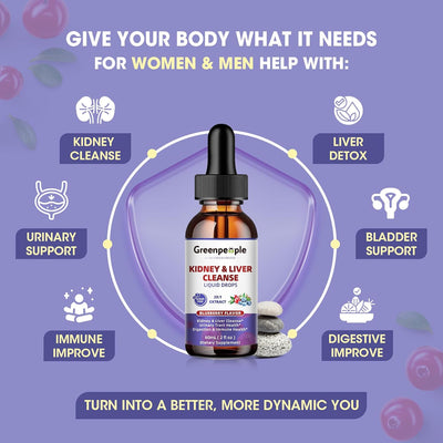 Greenpeople 27-in-1 Kidney Cleanse Detox & Repair Liquid Drops