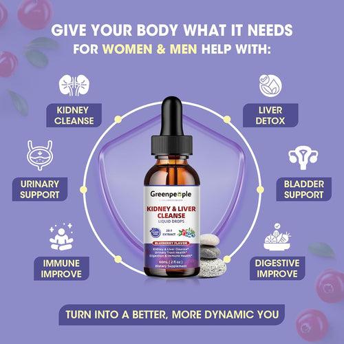 Greenpeople 27-in-1 Kidney Cleanse Detox & Repair Liquid Drops