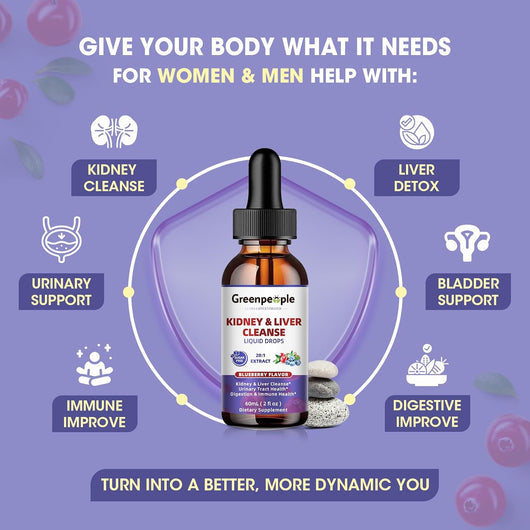 Greenpeople 27-in-1 Kidney Cleanse Detox & Repair Liquid Drops