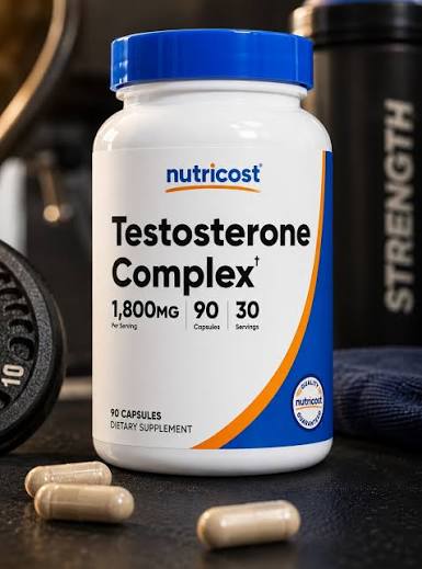 Nutricost Testosterone Support Complex (90 Capsules) -1800mg Per Serving